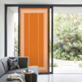 thumbnail image 4 of Burnt Orange Geometric Window Privacy Film, Country Greece Key Art Static Cling UV Sun Blocking Tint Film Heat Control Windows Films for Bedroom Bathroom, Window Stickers 35.4"x78.7", 4 of 8