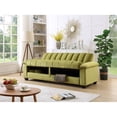 thumbnail image 3 of 6 PCS Corduroy Flexible Combination Sectional Sofa Olive, 3 of 8