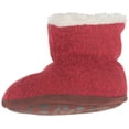 thumbnail image 1 of Acorn Kids' Easy Bootie Ragg Slipper, Red Wool, 12-18 Months M US Toddler, 1 of 2