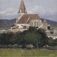 thumbnail image 3 of Franz Poledne 12x12 Black Modern Framed Museum Art Print Titled - Weisenkirchen in the Wachau, 3 of 5