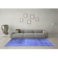 thumbnail image 3 of Ahgly Company Indoor Rectangle Persian Blue Traditional Area Rugs, 7' x 9', 3 of 4
