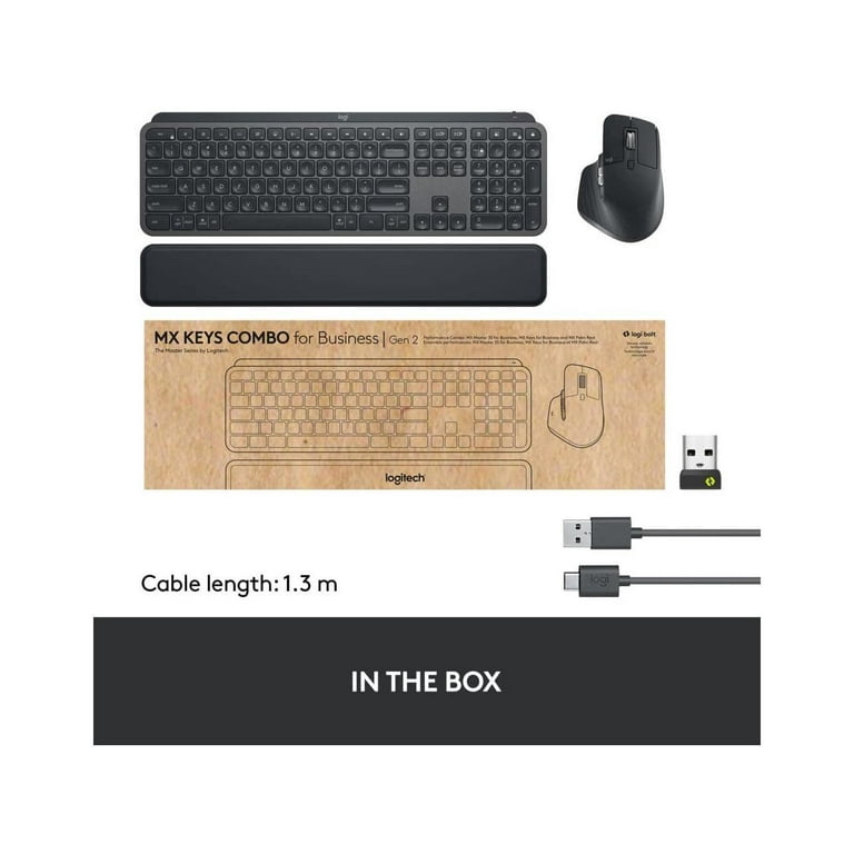Logitech MX Keys Combo for Business, Gen 2, Wireless Logitech MX Keys Combo for Business, Gen 2, Wireless