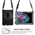 thumbnail image 3 of XYX Case for 10.5 inch Microsoft Surface Go 3 2021/Surface Go 2 2020 with 360 Degree Rotating, Hand Strap, Shoulder Strap, Black, 3 of 7