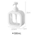 thumbnail image 2 of Botellas de champú de 16,9 oz, 3 contenedores de ducha con bomba de 500 ml, champú rellenable vacío, 2 of 5