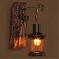 thumbnail image 2 of Archaize Industrial Wood Wall Sconce Light Rustic Wall Lamp Decorate, 2 of 5