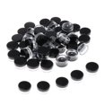 thumbnail image 4 of 50 envases vacíos para cosméticos, frascos redondos de viaje, frascos para pintalabios DIY. Negro, 4 of 9