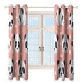 thumbnail image 3 of Cute Panda Window Curtain Panels Grommet Blackout Curtains Blackout Curtains for Living Room, 3 of 7