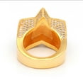 thumbnail image 3 of Star Punky Rappers Rings for Men Luxury Shiny Rings Iced out Big Hip Hop Cubic Zirconia Men Rings, 3 of 8