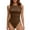 Coffee, variant on Shaping Underwear Women's Shapewear Bodysuit Seamless Full Body for Everyday Wear with Snap Closure Comfortable Stretch Body-shaping Corset(Color:Red,Size:S)