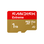 SANDISK 1TB Extreme microSD UHS-I Card - SDSQXH9-1T00-GZ6MA