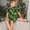 thumbnail image 4 of Balery Soccer1 Conjunto de Pijama Infantil de Manga Corta con Estampado – Ropa de Dormir de Algodón Suave-3X-Large, 4 of 6