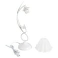 thumbnail image 6 of White 60W Table Lamp Flower-shaped Table Lamp Bedside Desk Light Night Light Fixtures, 6 of 24