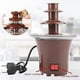 thumbnail image 2 of Chocolate Fondue Fountain, Electric 3Tier Fondue Machine For Chocolate And Cheese, 1.5Pound Capacity, Easy To Assemble, 2 of 5