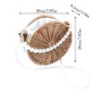 thumbnail image 2 of Handmade Wicker Woven Storage Rattan Woven Hand Held Flower Household Fruit Snack And Miscellaneous Storage Picnic Straw Woven Decorative Clear Storage Drawers for Clothes Closet Clothes Organizers, 2 of 3