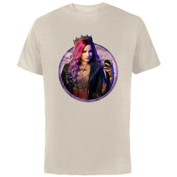 Disney Descendants 3 Audrey - Short Sleeve Cotton T-Shirt for Adults -Customized-Natural