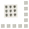 thumbnail image 2 of 10 Sheets Rhinestone Stickers Children Hand Acrylic Decals Refrigerator Mobile Phone Guitar Three-dimensional Student DIY Love Heart Crafts Label Table Party White, 2 of 7