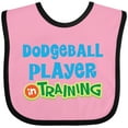 thumbnail image 3 of Inktastic Dodgeball player in training Boys or Girls Baby Bib, 3 of 4