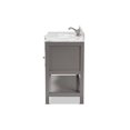 thumbnail image 3 of Baxton Studio Castie 48-Inch Modern and Contemporary Grey Finished Wood and Marble Single Sink Bathroom Vanity, 3 of 8