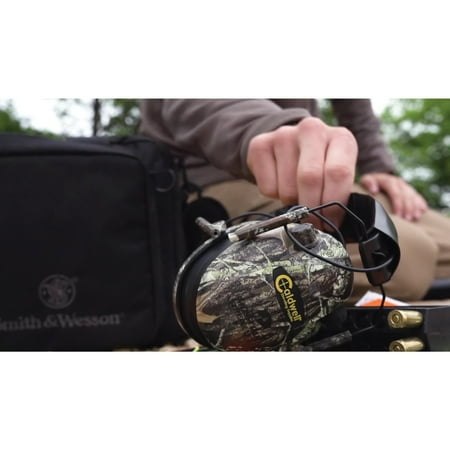 Cald 487-200 E-Max Hearing Pro M-Oak Elec. Muff 23 Db Camo 2Aaa