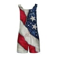 thumbnail image 3 of Nuoqisi Short Rompers for Women Summer Sleeveless Jumpsuit Loose Spaghetti Strap Overalls with Pockets, 3 of 6