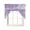 Purple, variant on Vintage Blush Pink Swag Curtains for Kitchen Farmhouse Florals Leaf Coastal Home Valances for Windows Small Window Treatment Short Topper for Cafe Bedroom Bathroom Living Room Decor 56x36 Inch