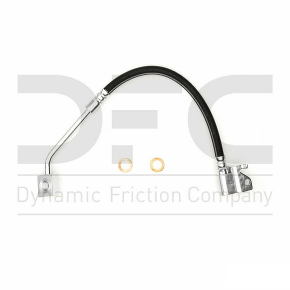 Front Left Dynamic Friction Company Brake Line Hose 350-39018 For 2001-2006 Chrysler Sebring, 2001-2006 Dodge Stratus