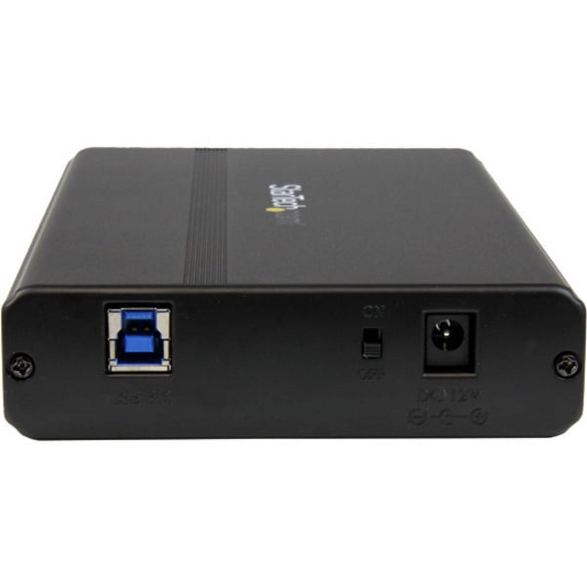 StarTech.com 3.5in USB 3.0 External IDE / SATA III Universal Hard Drive Enclosure, Portable External HDD - image 2 of 3