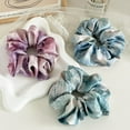 thumbnail image 3 of 3Pcs 3 Colors Satin Fibre Bandhnu Hair Ties for Girls Women Mixed Color 120mm 1pc/color, 3 of 3