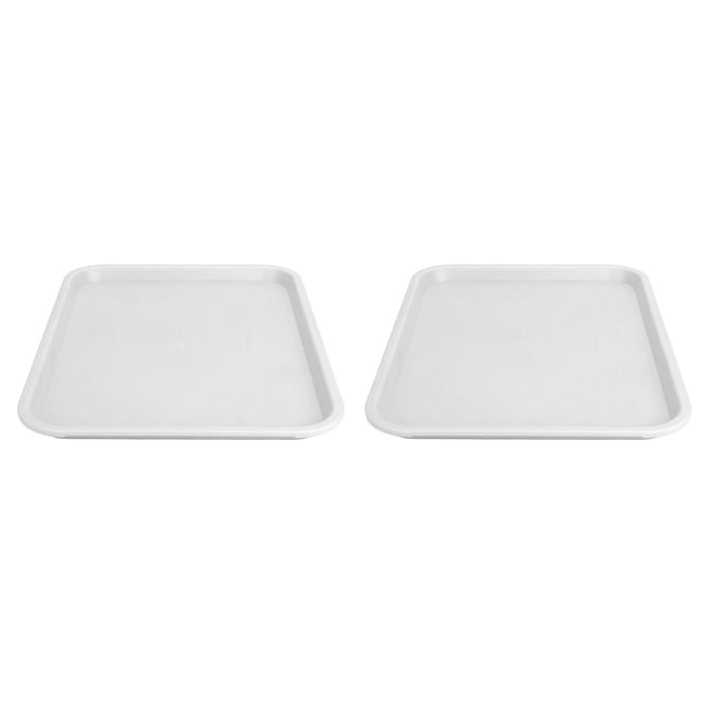 Food Tray, Multipurpose Serving Tray For Dining Hall Yellow,Black,Coffee,White