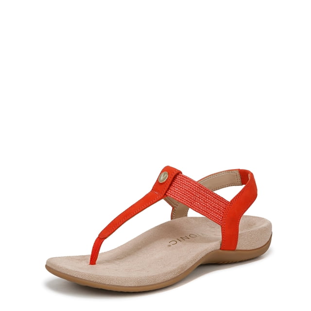 Sandalia Vionic Brea Cherry Tomato Nubuck Mujer 8.5 M