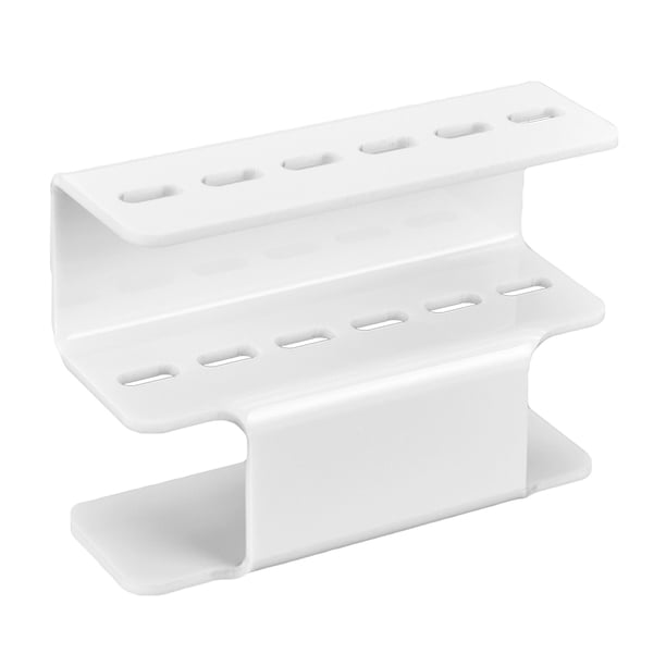 EeaseMX 1 soporte de acrílico para almacenamiento de pestañas postizas, pinzas para injerto y herramientas de extensión de pestañas (blanco)