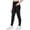 Black, variant on Leggings for Kids Girls Size 10-12 High Waisted Yoga Pants Athletic Sports Tight Casual Pants with pockets Black 12-13 Years