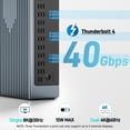 thumbnail image 3 of Estación de acoplamiento Acer Thunderbolt 4 16 en 1 para cuatro monitores 8K, 3 of 9