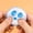 Light Blue, variant on Halloween Skull Squeeze Toy, Stress Balls, Stress Relief Squeeze Toys Party Favors, Carnival Prizes, Sensory Play, Squeeze Fidget Toys for Party Favors Employee Gifts