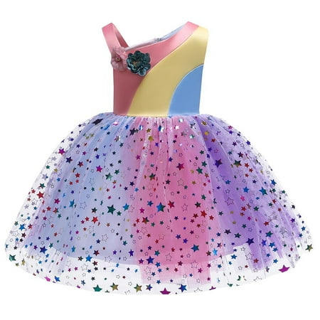 

Hunpta Floral Baby Girls Princess Bridesmaid Pageant Gown Birthday Party Wedding Dress