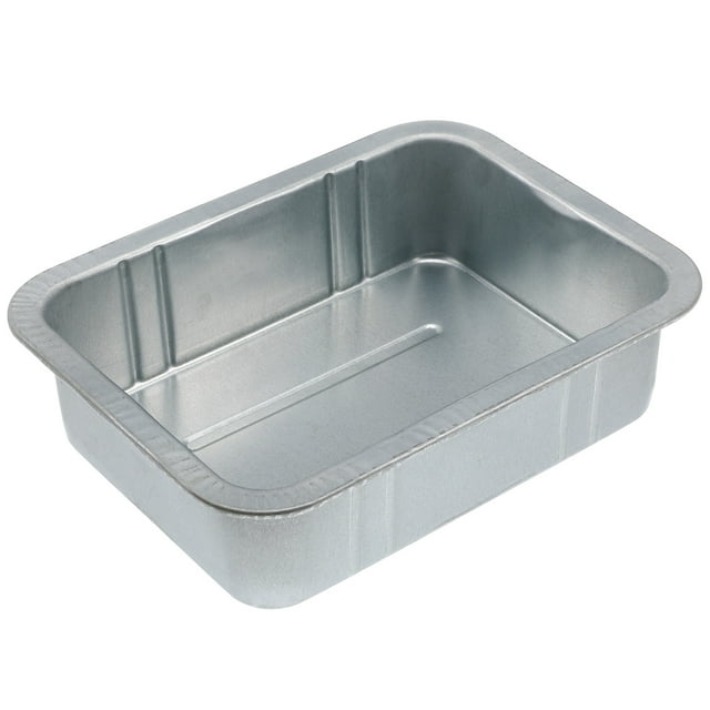 5L Steel Oil Drain Pan Waste Engine Oil Collector Tank Oil Drip Tray Fuel Fluid Change Garage Tool for Repair Car (Silver)