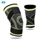 thumbnail image 2 of Rodilleras de invierno cálidas y transpirables con protección para ejercicios al aire libre, rodilleras elásticas para entrenamiento deportivo, color verde M, 2 of 5