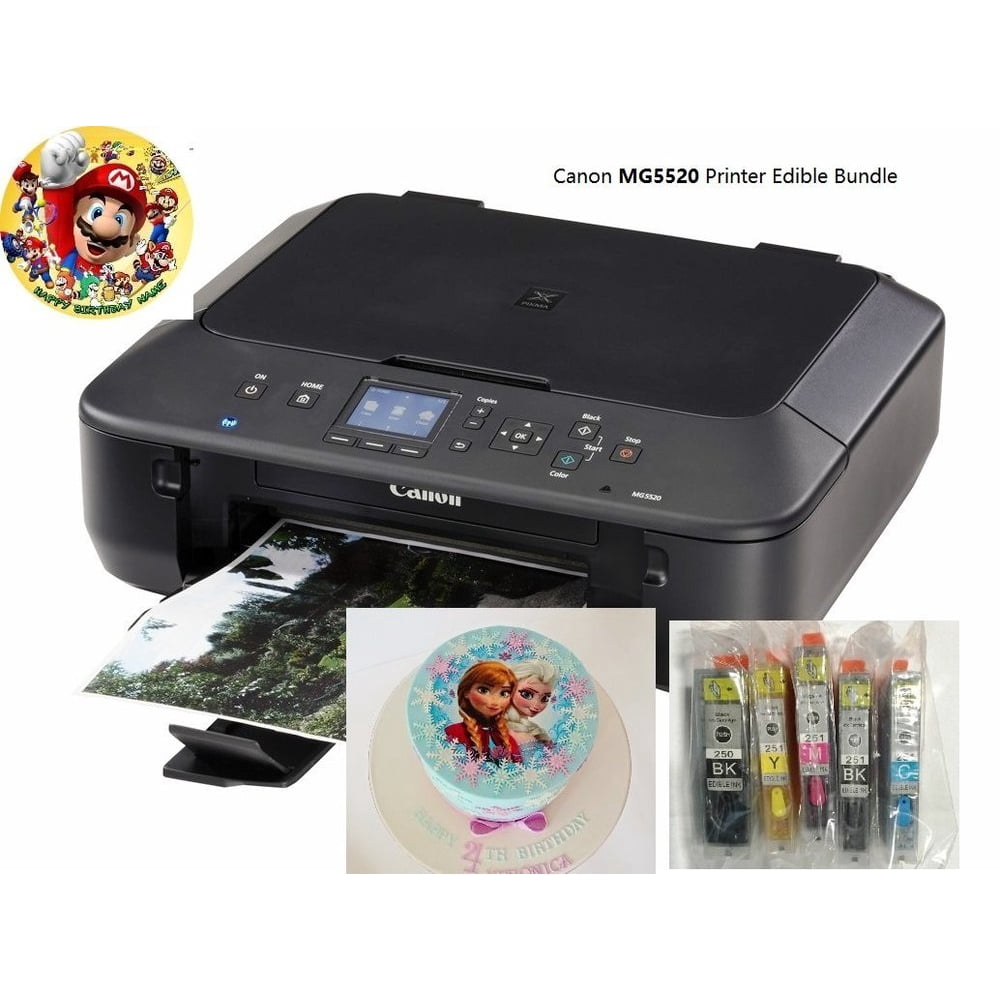 Edible Printer Bundle Brand New MG5520 Printer with Edible Paper and