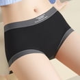 thumbnail image 6 of Vibrex Underpants for Women Plus Size Fashion Women's Ventilate Underpants Solid Soft Regular Comfortable Briefs,L-3XL, 6 of 7
