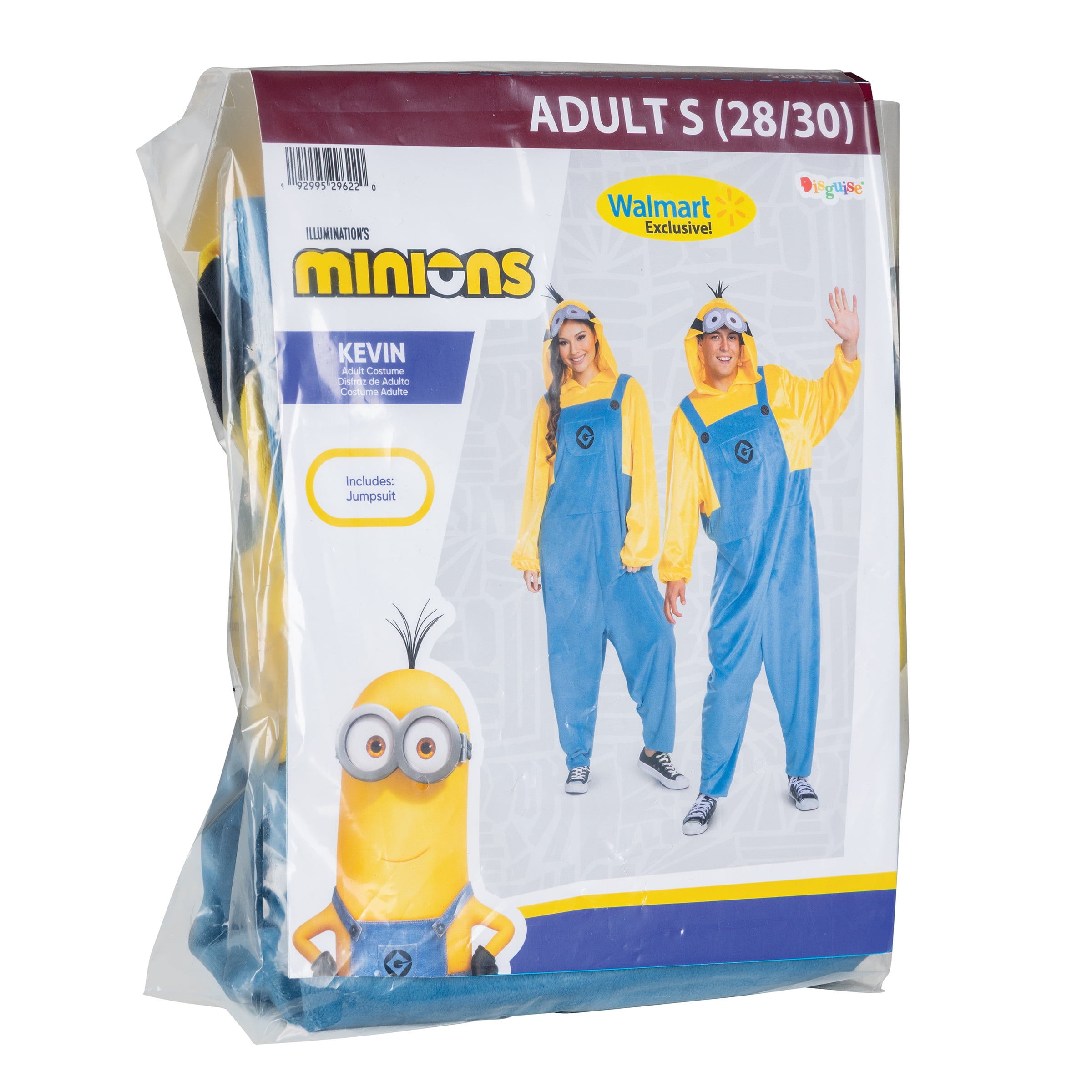 NBC Universal Despicable Me Minion Halloween Costume for Adults, Mens Size S (28/30), by Disguise