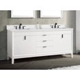 thumbnail image 4 of Avanity EMMA-VS73-WT-E Emma 72" Free Standing Double Basin Vanity Set - White, 4 of 7