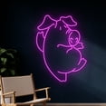 thumbnail image 2 of Handmadetneonsign Custom Pig Led Sign, Pig Neon Sign, Pig Neon Light, Personalized Pig Led Light, 2 of 5