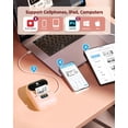 thumbnail image 3 of Impresora de etiquetas Phomemo M110 térmica Bluetooth portátil, 3 of 9