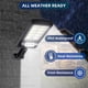 thumbnail image 5 of Solar Outdoor Lights Motion Sensor | Solar Powered LED Wall Security Light with Remote | IP65 Waterproof | 3 Modes | 14.56x4.48in | Wide Coverage for Yard Garden Patio Fence Door | 1 Pack, 5 of 9