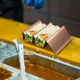 thumbnail image 4 of Support à Tacos, Plateau à Tacos en Acier Inoxydable, Support à Tacos, Support à Tacos, Taco, Tient 2 Tacos, Rose, 4 of 8