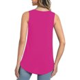 thumbnail image 3 of Camiseta sin mangas para mujer, camiseta sin mangas de verano para mujer, camisola holgada, camiseta sin mangas con cuello en V para mujer. Consigue más, 3 of 6