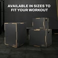 thumbnail image 5 of Signature Fitness 24" x 20" x 16" Plyo Box Non-Slip Jump Platform, Gray, 5 of 6