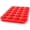 Red, variant on LINFANG 48 Cavity Carbon Steel Mini Muffin Pan Nonstick Cupcake Tin Mini Brownie Pan for Cheesecake Cake