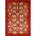 thumbnail image 1 of Ahgly Company Machine Washable Indoor Rectangle Industrial Modern Red Area Rugs, 6' x 9', 1 of 1