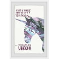 thumbnail image 2 of Paint Brush Unicorn Framed Painting Print, 2 of 6
